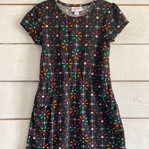 Buy 2+ items get for $5 Girls lula roe dress. Sz8